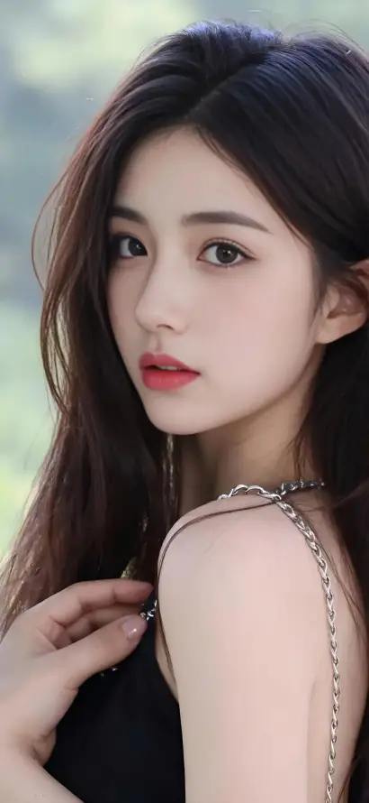 4k人像壁纸 - 户外 - 清纯 - 红唇「哲风壁纸」