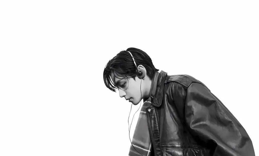 4k侧颜壁纸 - 爱豆 - 皮衣 - 短发「哲风壁纸」