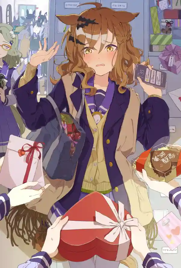 4k兽耳壁纸 - 二次元 - 巧克力 - 情人节「哲风壁纸」