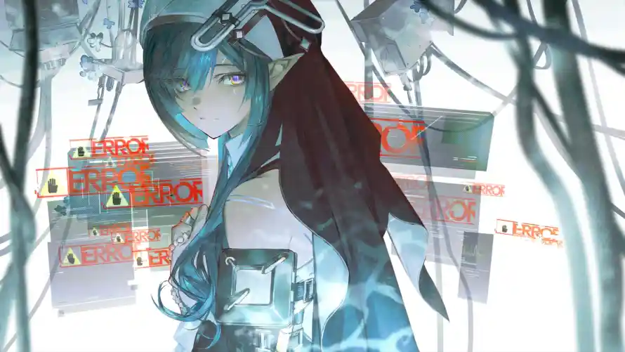 4k塞希壁纸 - 科幻 - 蓝发 - 二次元「哲风壁纸」