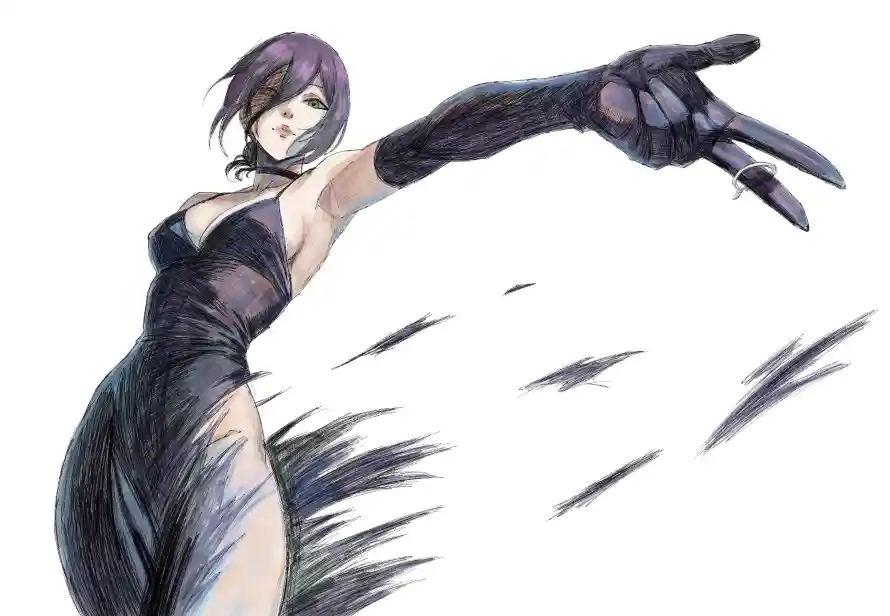 3k御姐壁纸-二次元壁纸和蕾塞-攻击姿态热门的壁纸「哲风壁纸」