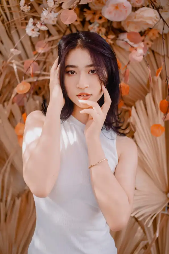 4k人像壁纸 - 干花 - 暖调 - 清冷「哲风壁纸」