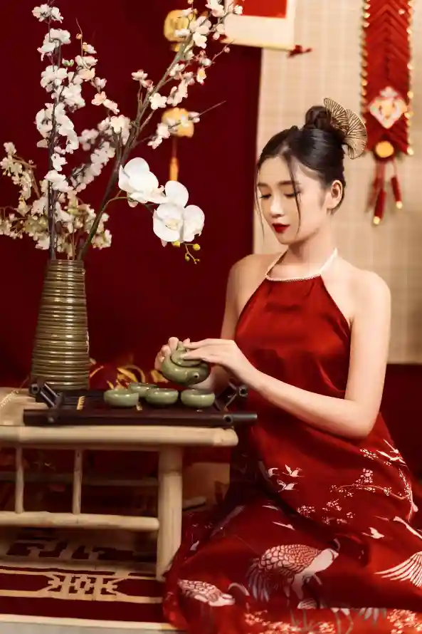 4k中式壁纸 - 古风 - 品茶 - 国风「哲风壁纸」