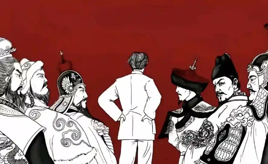 5k致敬壁纸-毛主席与历代帝王-历史人物「哲风壁纸」