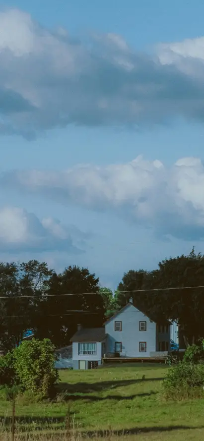 4k乡村壁纸 - 乡野 - 房屋 - 晴天「哲风壁纸」