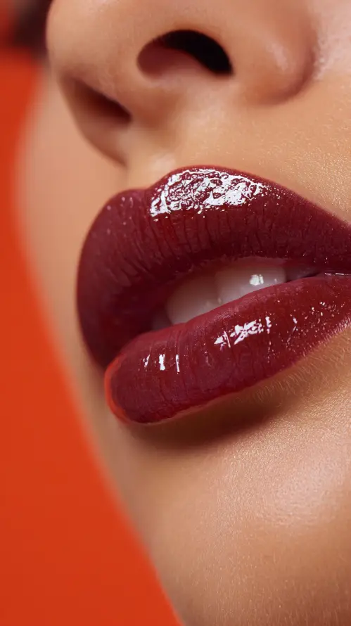 4k五官壁纸 - 人像 - 唇妆 - 唇部「哲风壁纸」