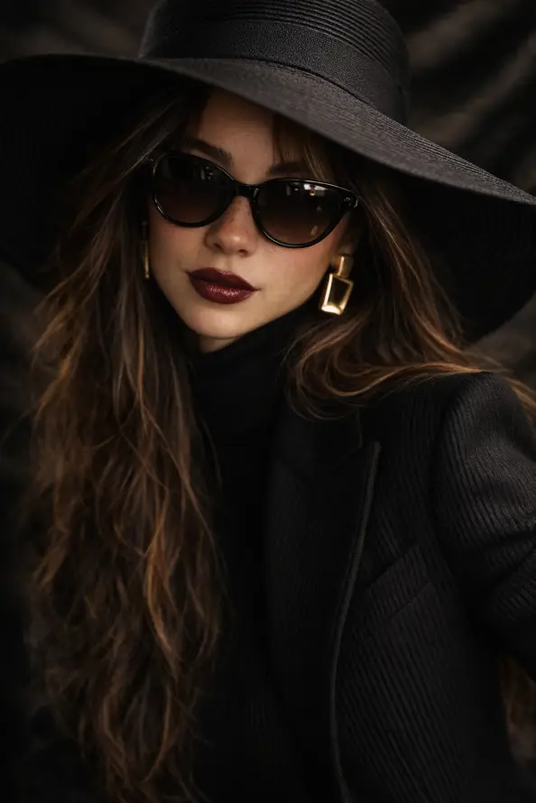 4k墨镜壁纸 - 壁纸 - 御姐 - 时尚「哲风壁纸」