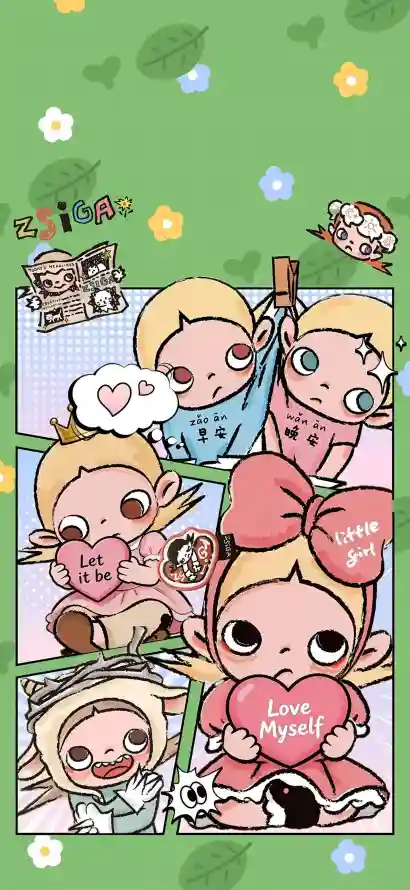 4k插画壁纸 - 泡泡玛特 - 热门壁纸 - wallpaper「哲风壁纸」