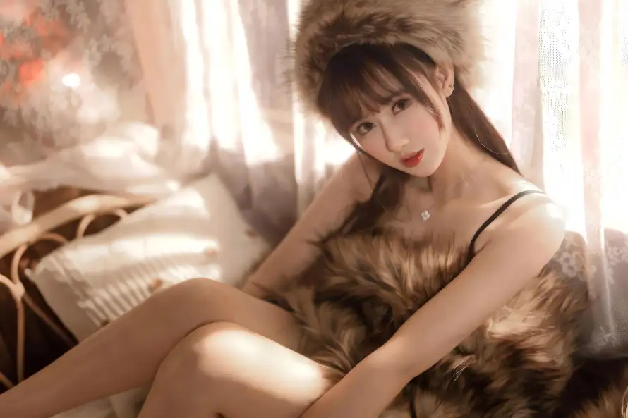 4k写真壁纸 - 吊带 - 居家 - 慵懒「哲风壁纸」