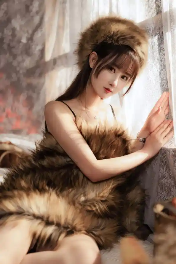 4k写真壁纸 - 吊带 - 室内 - 暖光「哲风壁纸」