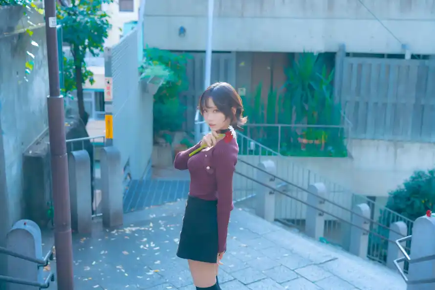 4k气质壁纸 - 短发 - 美女 - 街拍「哲风壁纸」