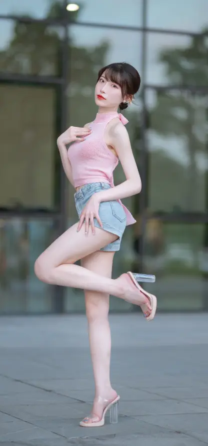 4k少女壁纸 - 性感 - 清凉 - 街头「哲风壁纸」