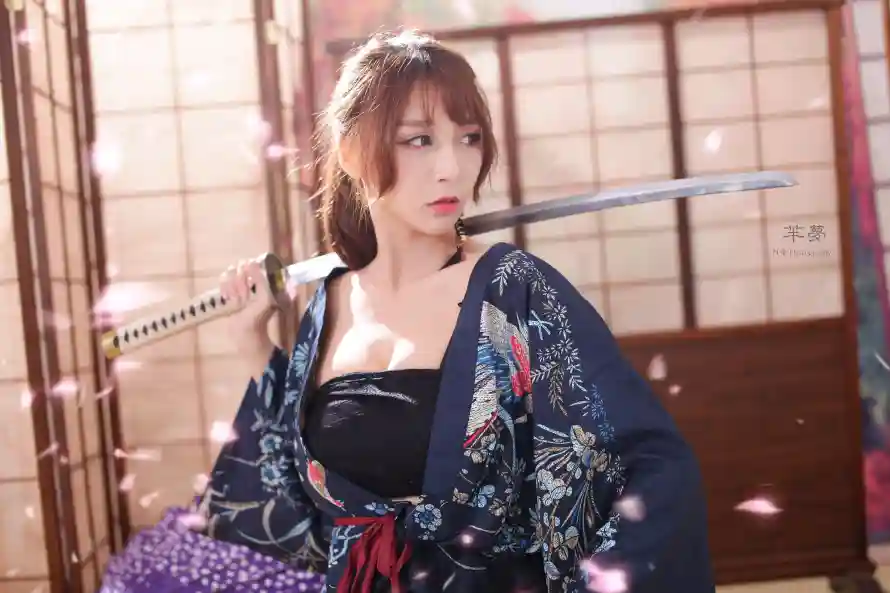 2k和服壁纸-女武士和和风-日式屏风热门的壁纸「哲风壁纸」