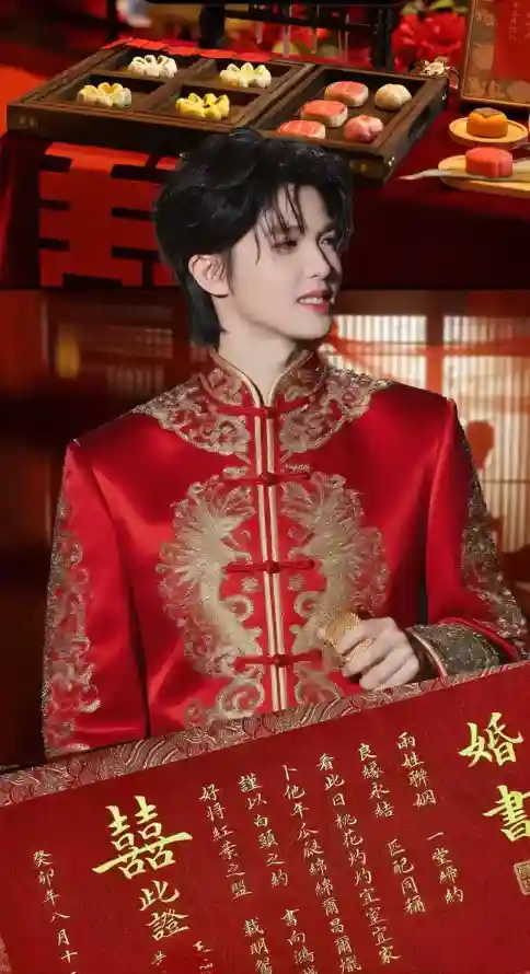 4k喜字壁纸 - 婚书 - 手机 - 点心「哲风壁纸」