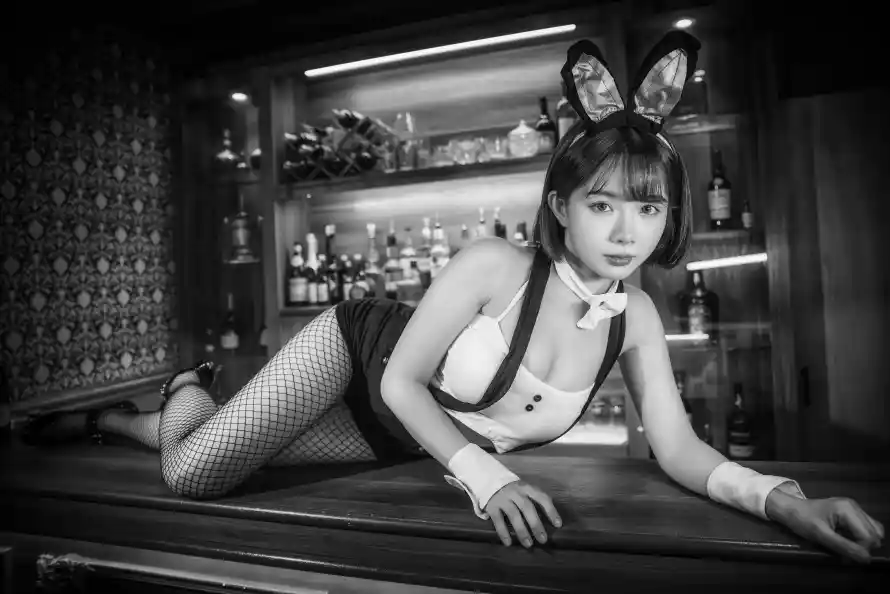 6k丝袜壁纸-兔女郎和人像-cosplay「哲风壁纸」