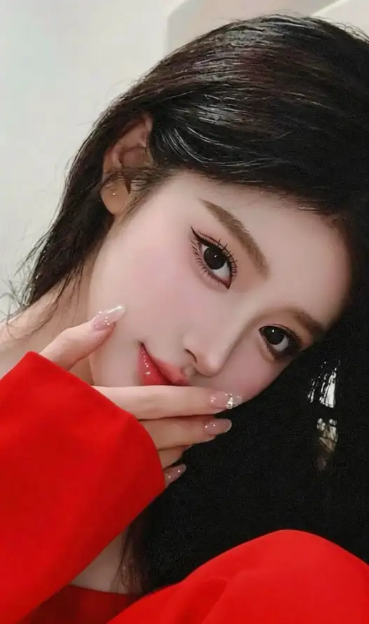 4k红唇壁纸 - 红衣 - 纯欲 - 美女「哲风壁纸」