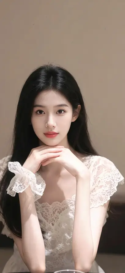 4k美女壁纸 - 长发 - Ios - 纯欲风「哲风壁纸」