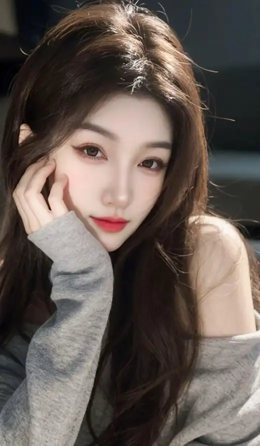 4k御姐壁纸 - 棕发 - 红唇 - 纯欲「哲风壁纸」