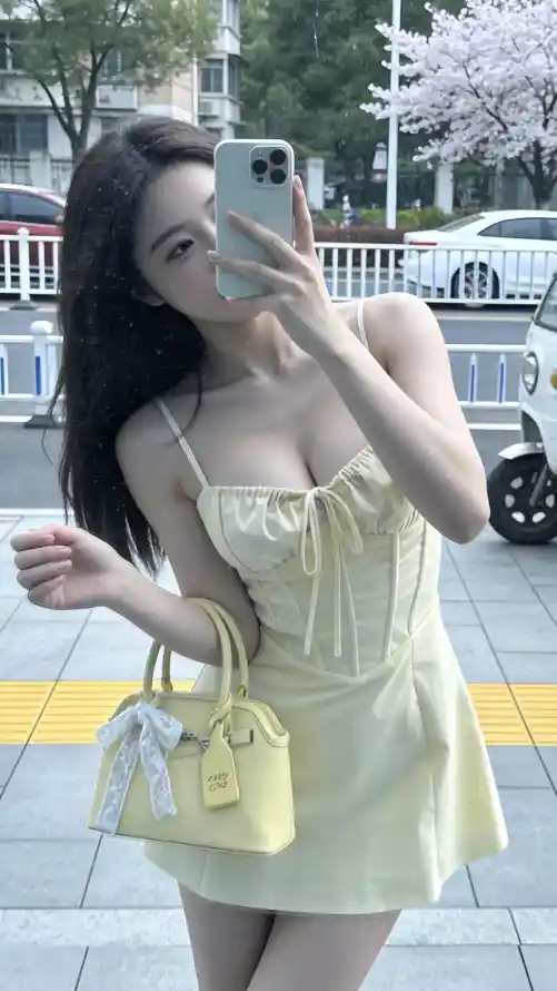 4k樱花壁纸 - 美女 - 街头 - 街拍「哲风壁纸」