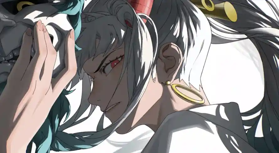 4k大和壁纸 - 红瞳 - 银发 - 长发「哲风壁纸」