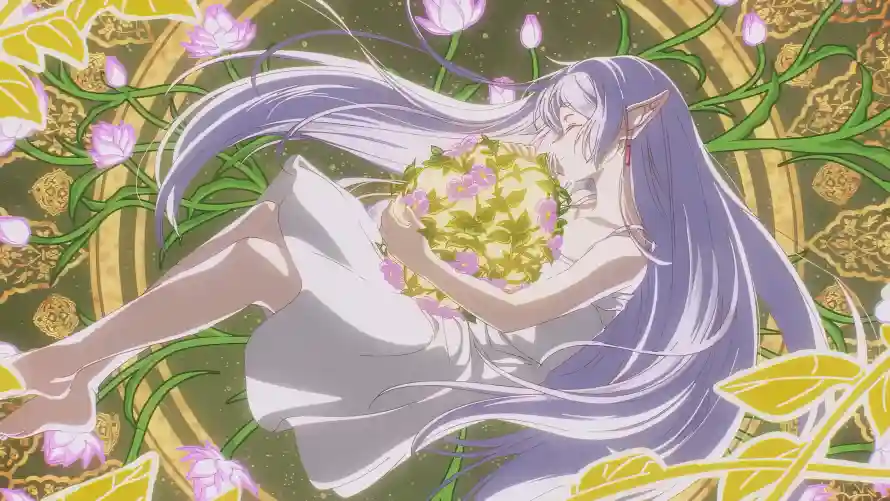 4k日系壁纸 - 清新 - 白裙 - 花束「哲风壁纸」