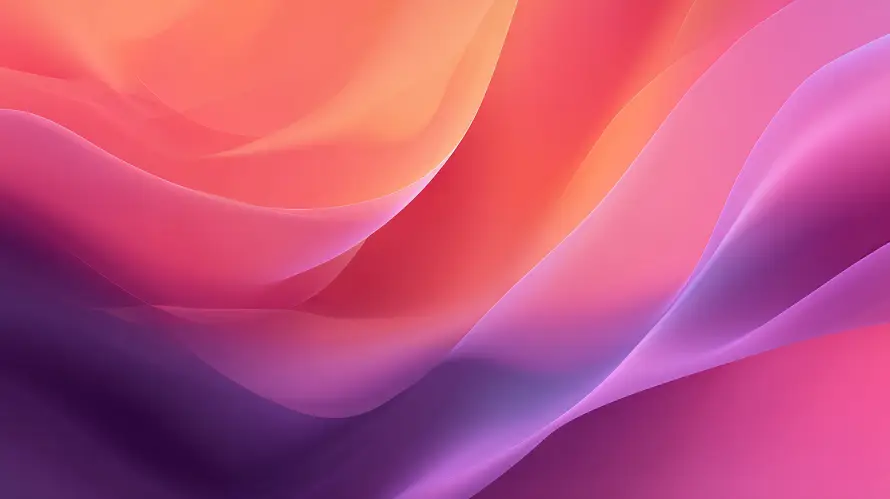 4k抽象壁纸 - 柔滑 - 橙红 - 波浪「哲风壁纸」 4k抽象壁纸 - 柔滑 - 橙红 - 波浪「哲风壁纸」