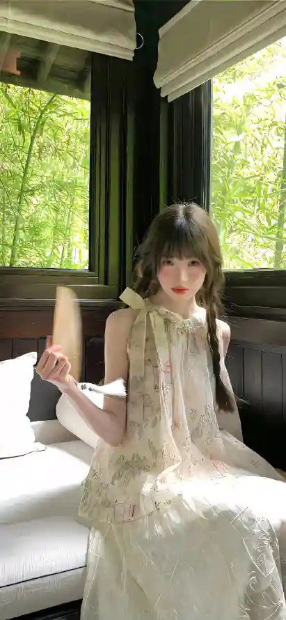 4k室内壁纸 - 清新 - 窗边 - 竹林「哲风壁纸」