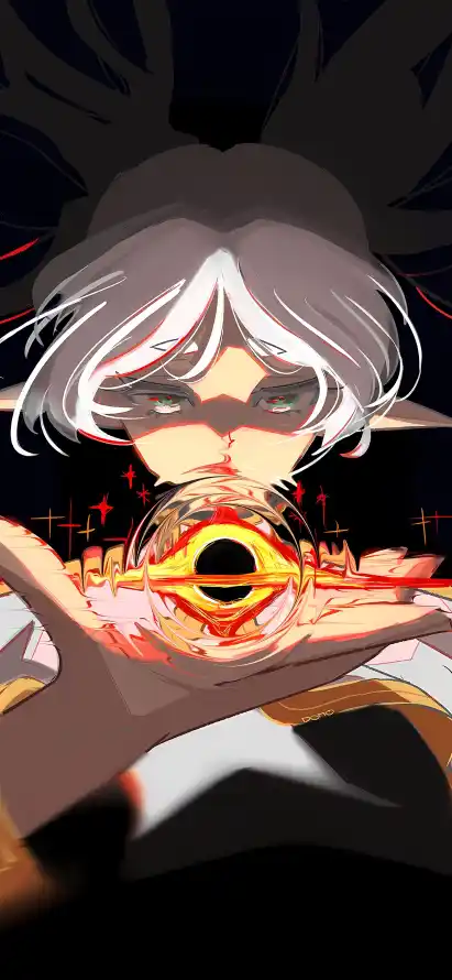 4k动漫壁纸 - 日系 - 暗调 - 法师「哲风壁纸」