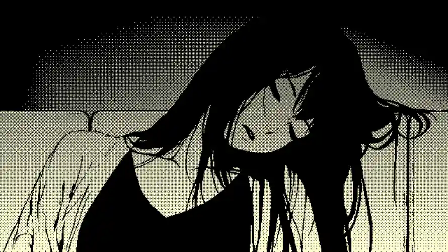 4k像素壁纸 - 剪影 - 少女 - 暗黑「哲风壁纸」