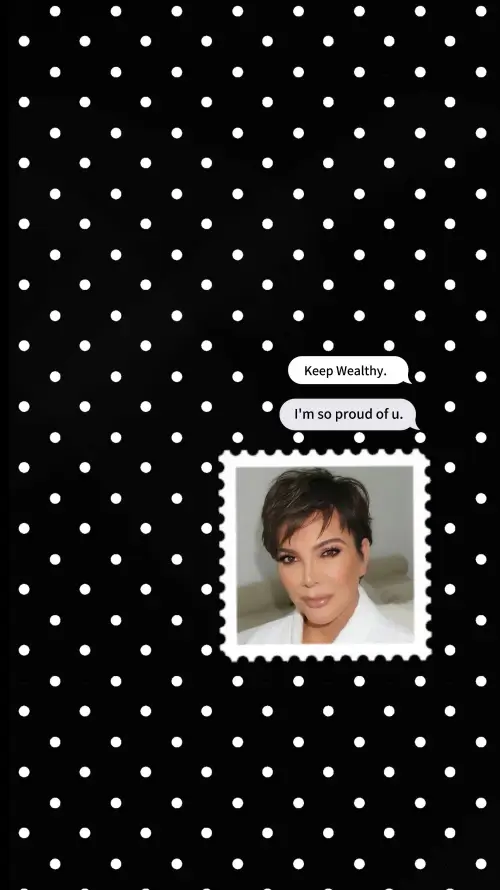 4k人像壁纸 - 短发 - 励志文案 - 波点背景「哲风壁纸」