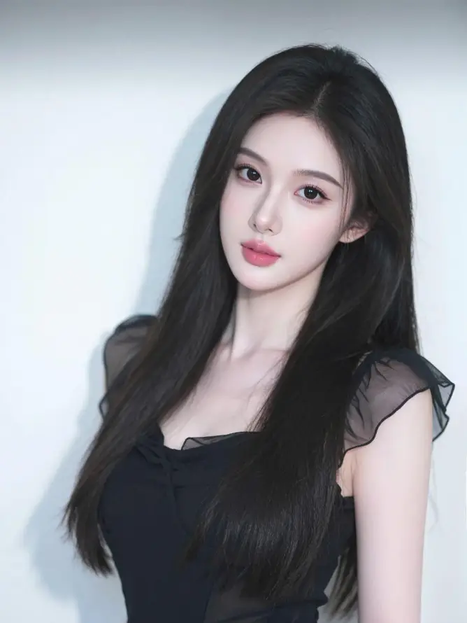 4k壁纸壁纸 - 手机 - 红唇 - 黑发「哲风壁纸」