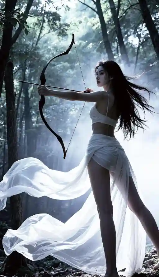 4k仙气壁纸 - 壁纸 - 射箭 - 弓箭「哲风壁纸」