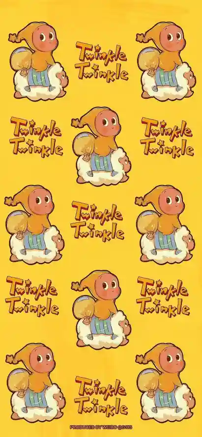 4k卡通壁纸 - 可爱 - 平铺 - 手绘「哲风壁纸」