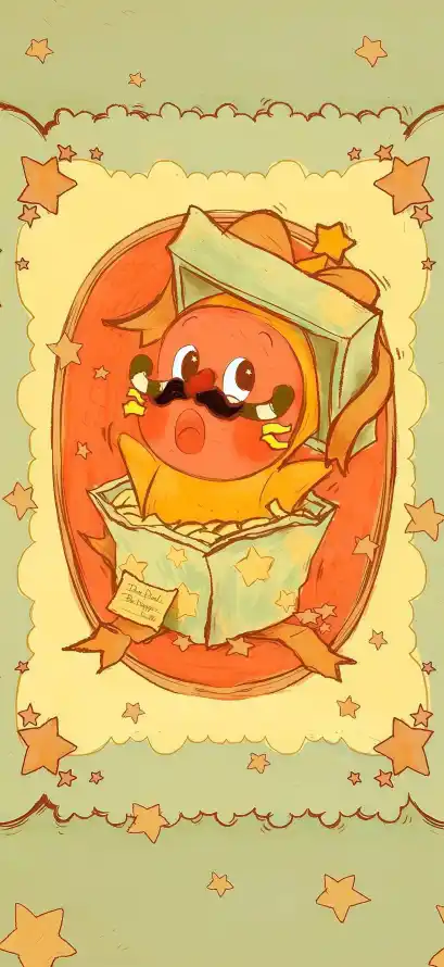 4k卡通壁纸 - 可爱 - 手绘 - 胡子「哲风壁纸」