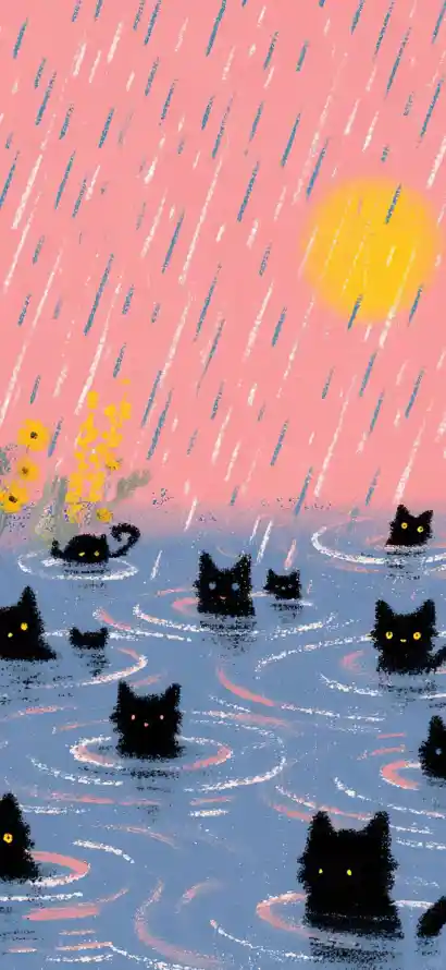 4k卡通壁纸 - 小猫 - 热门壁纸 - wallpaper「哲风壁纸」