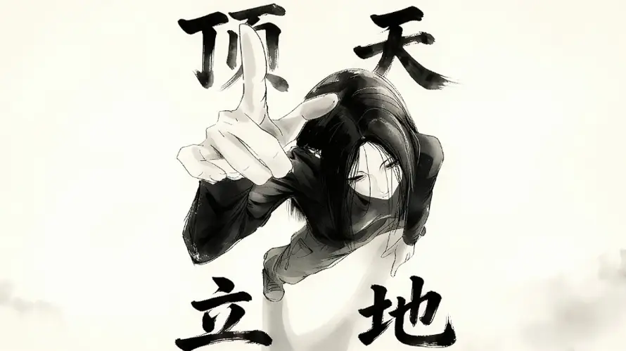 2k书法壁纸-冯宝宝 - 国漫-一人之下免费下载「哲风壁纸」