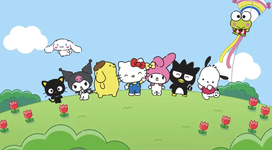 4k卡通壁纸 - 晴天 - 草地 - 三丽鸥「哲风壁纸」