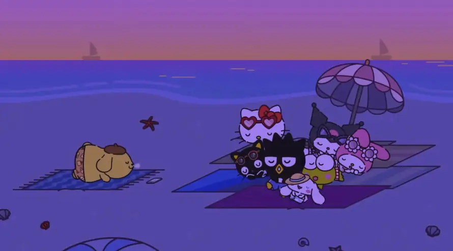 4k休闲壁纸 - 卡通 - 沙滩 - 海星「哲风壁纸」