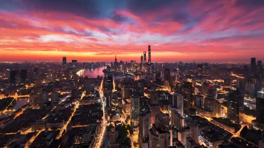4k上海壁纸 - 俯瞰 - 城市 - 壁纸「哲风壁纸」