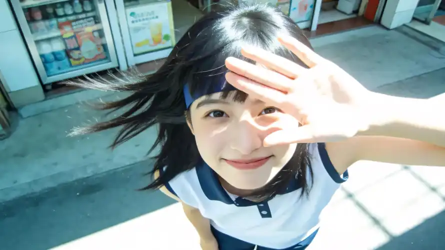 4k微笑壁纸 - 晴天 - 清纯 - 美女「哲风壁纸」