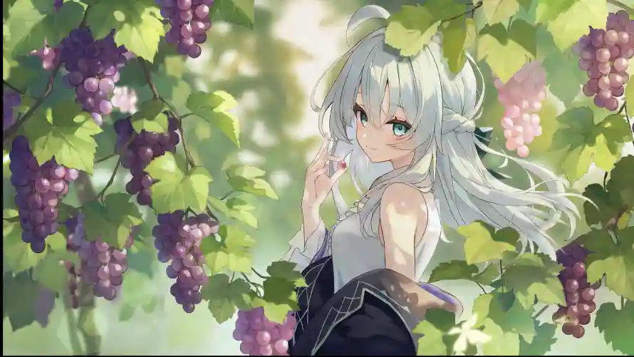 4k夏日壁纸-二次元与绿瞳-动漫人物热门的壁纸「哲风壁纸」