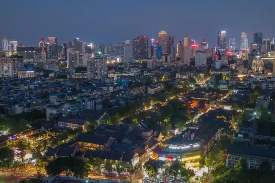 4k俯瞰壁纸 - 傍晚 - 城市 - 壁纸「哲风壁纸」