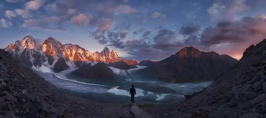 2k冰川壁纸-日照金山壁纸和雪山-免费下载「哲风壁纸」