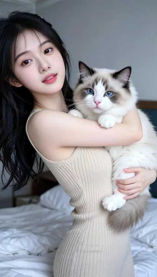 4k卧室壁纸 - 壁纸 - 少女 - 居家「哲风壁纸」