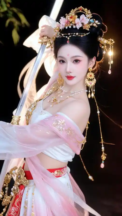 4k侠女壁纸 - 壁纸 - 手机 - 持剑「哲风壁纸」