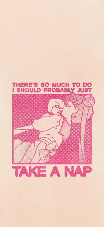 4k休闲壁纸 - 卡通 - 小憩 - 慵懒「哲风壁纸」