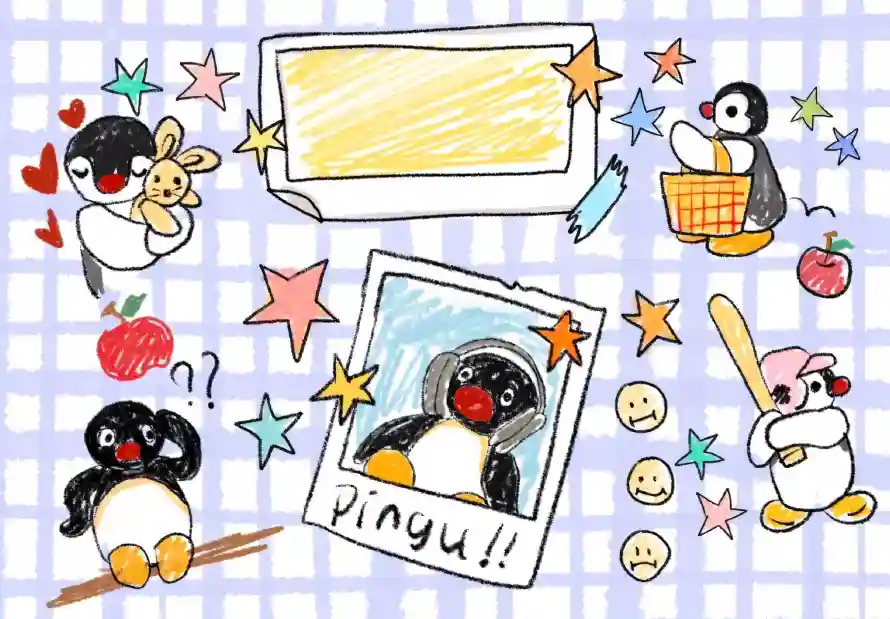 2k企鹅壁纸-拍立得 - 兔子-pingu热门的壁纸「哲风壁纸」