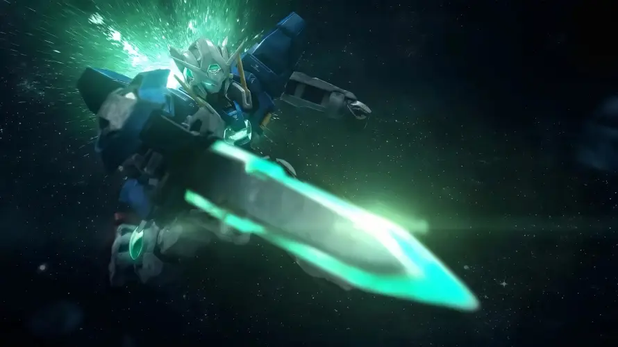 3k剑光壁纸-发光剑和战斗-蓝色机甲壁纸推荐「哲风壁纸」