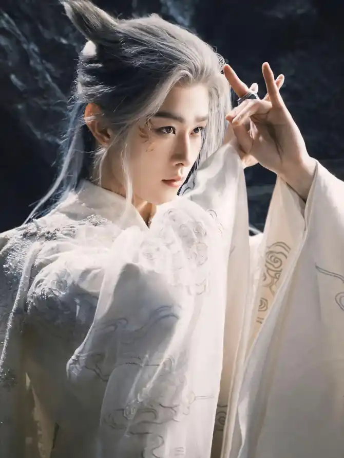 4k古装壁纸 - 古风 - 暗调 - 白发「哲风壁纸」