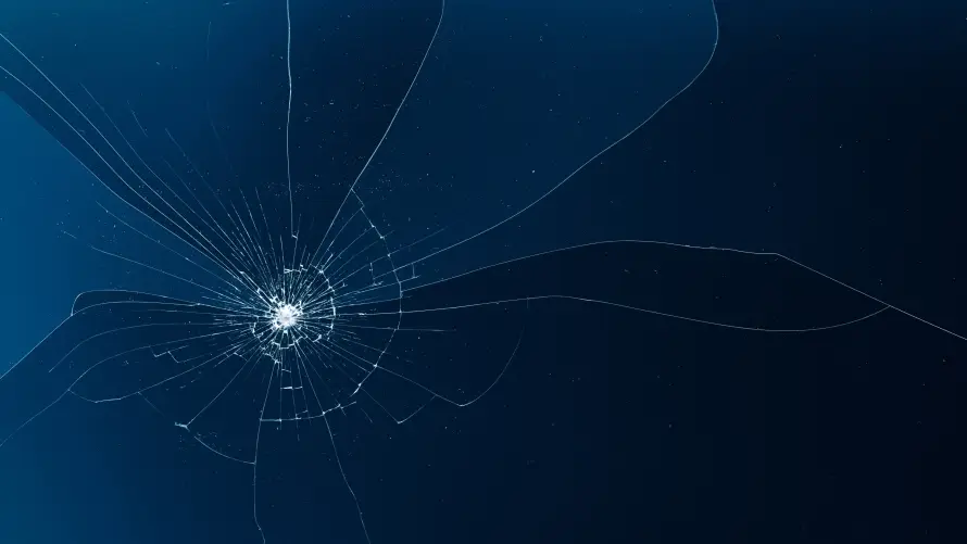 4k壁纸壁纸-深蓝色 - 抽象-屏幕破碎壁纸推荐「哲风壁纸」